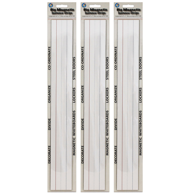 (3 Pk) Big Magnetic Sentence Strips