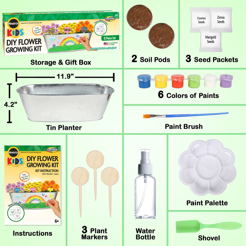 Miraclegro Diy Flower Growing Kit