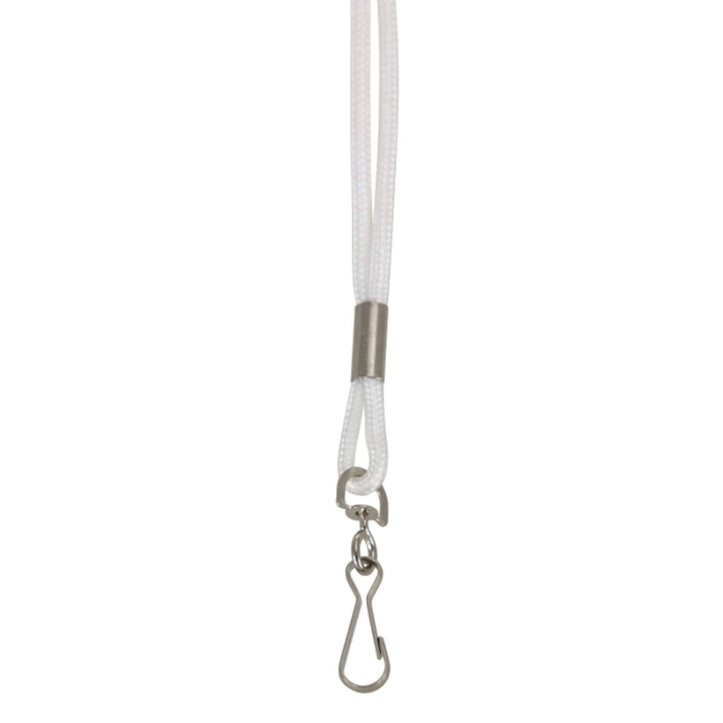 (24 Ea) Standard Lanyard White