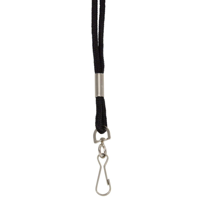 (24 Ea) Standard Lanyard Black