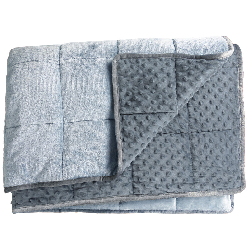 10lbs Weighted Sensory Blanket Soft Fleece 65x45in