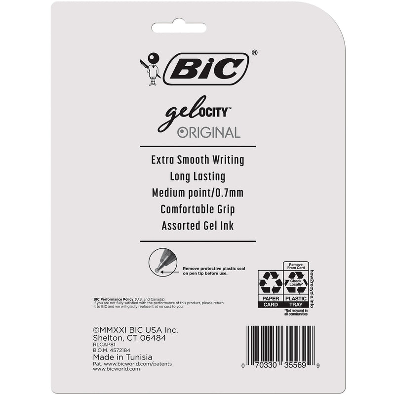 (3 Pk) Gelocity 8ct Asst Med Pens Retractable