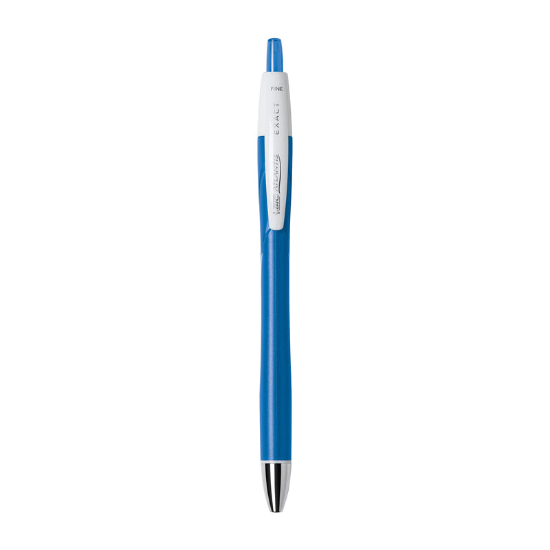 Glide™ Exact Retractable Ball Point Pen, Fine Point (0.7 mm), Blue, 12-Count