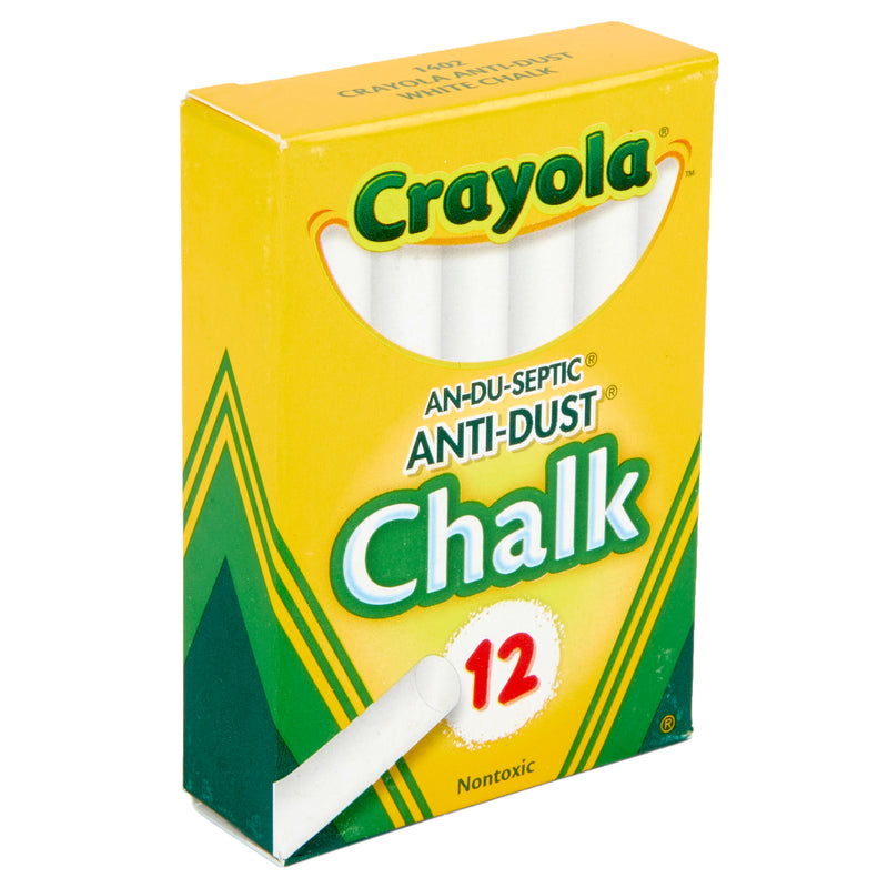 Chalk Anti-dust White 12 Ct