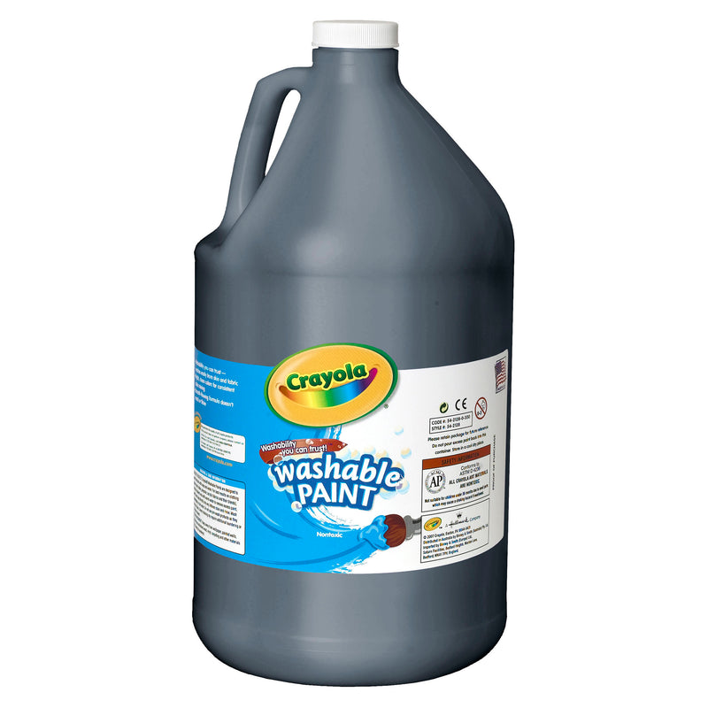 Washable Paint Gallon Black