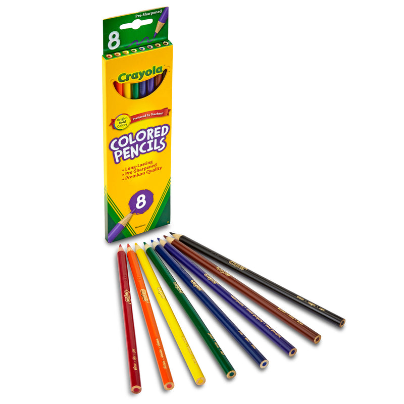 Crayola Colored Pencils 8 Ct Asst