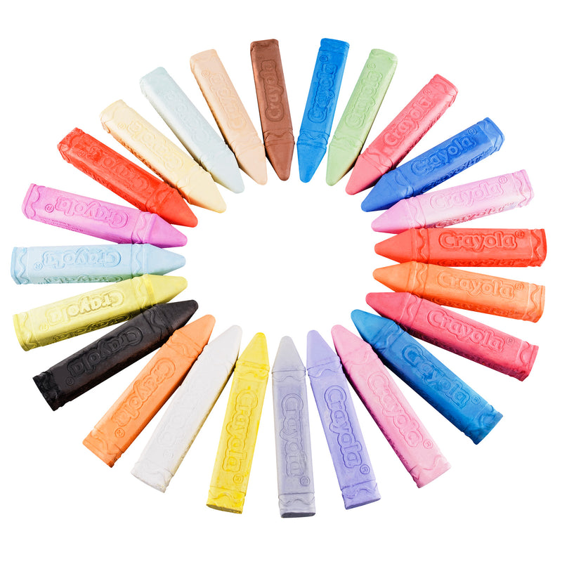 Crayola Washable Sidewalk Chalk 24 Ct
