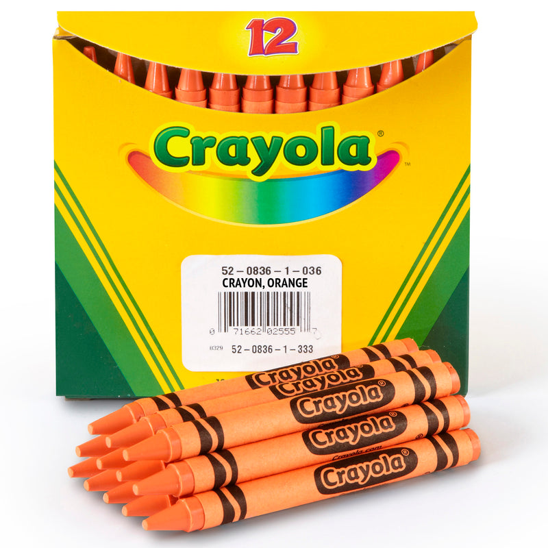 Crayola Bulk Crayons 12 Ct Orange