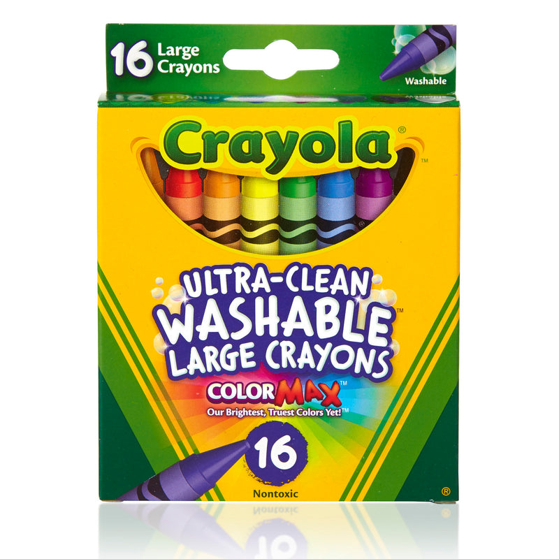 Crayola Washable Crayons 16ct Large