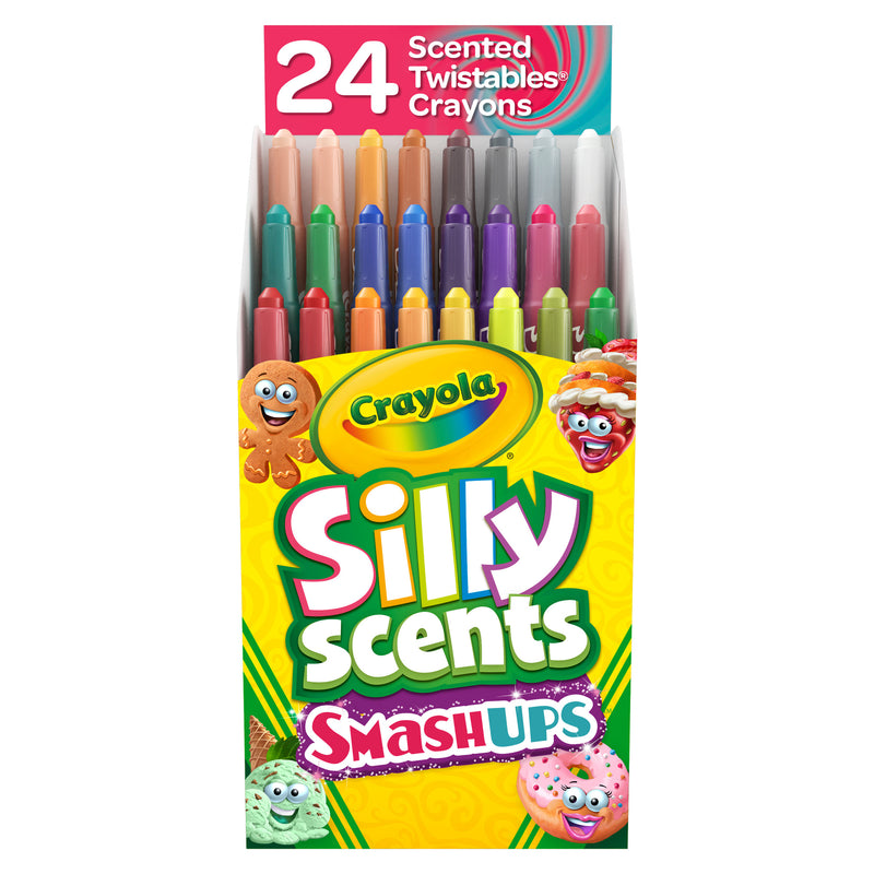 (4 Bx) 24ct Scented Mini Crayons Smash Ups