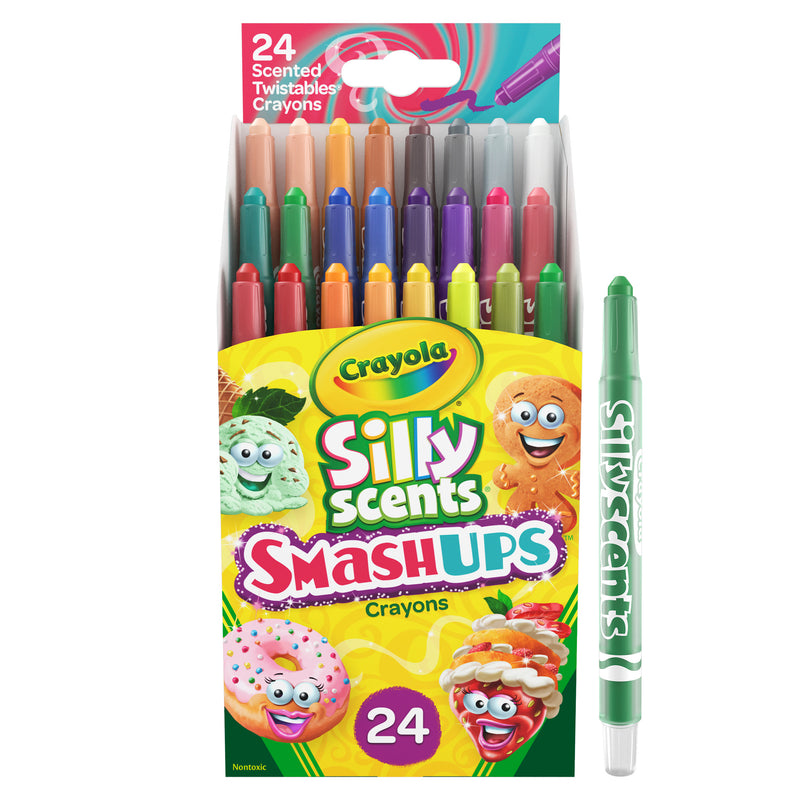 (4 Bx) 24ct Scented Mini Crayons Smash Ups