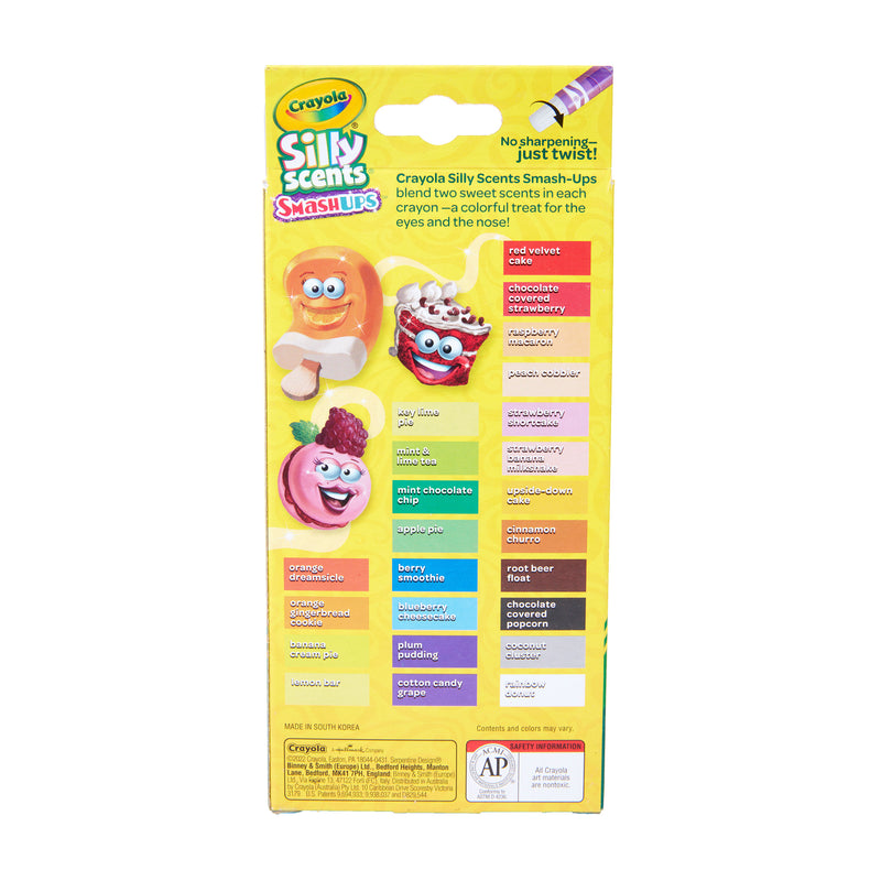 (4 Bx) 24ct Scented Mini Crayons Smash Ups