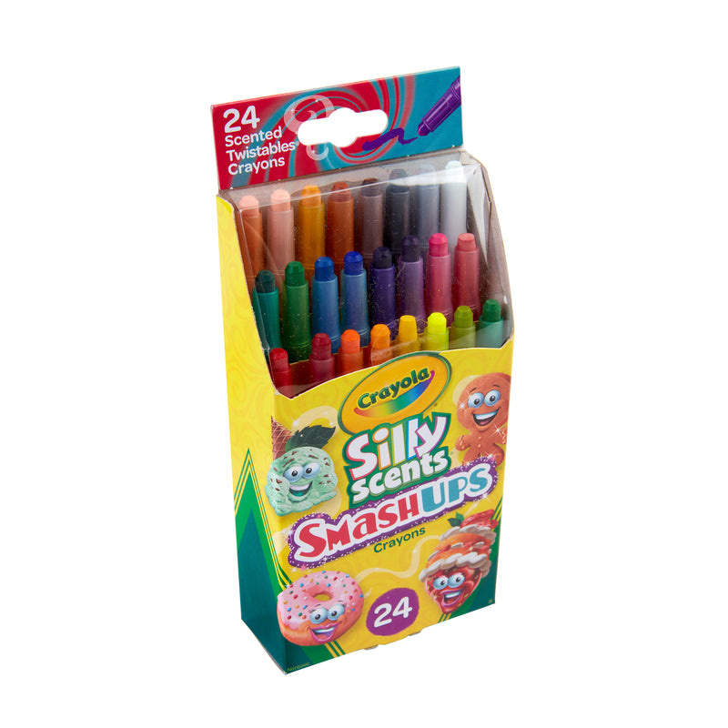 (4 Bx) 24ct Scented Mini Crayons Smash Ups