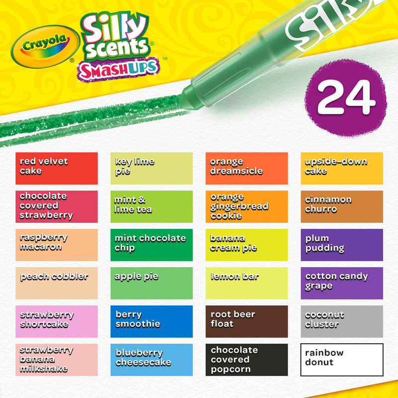 24ct Smash Ups Scented Mini Crayons Twistables