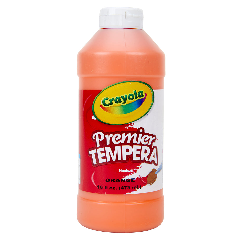 16oz Orange Crayola Premier Tempera