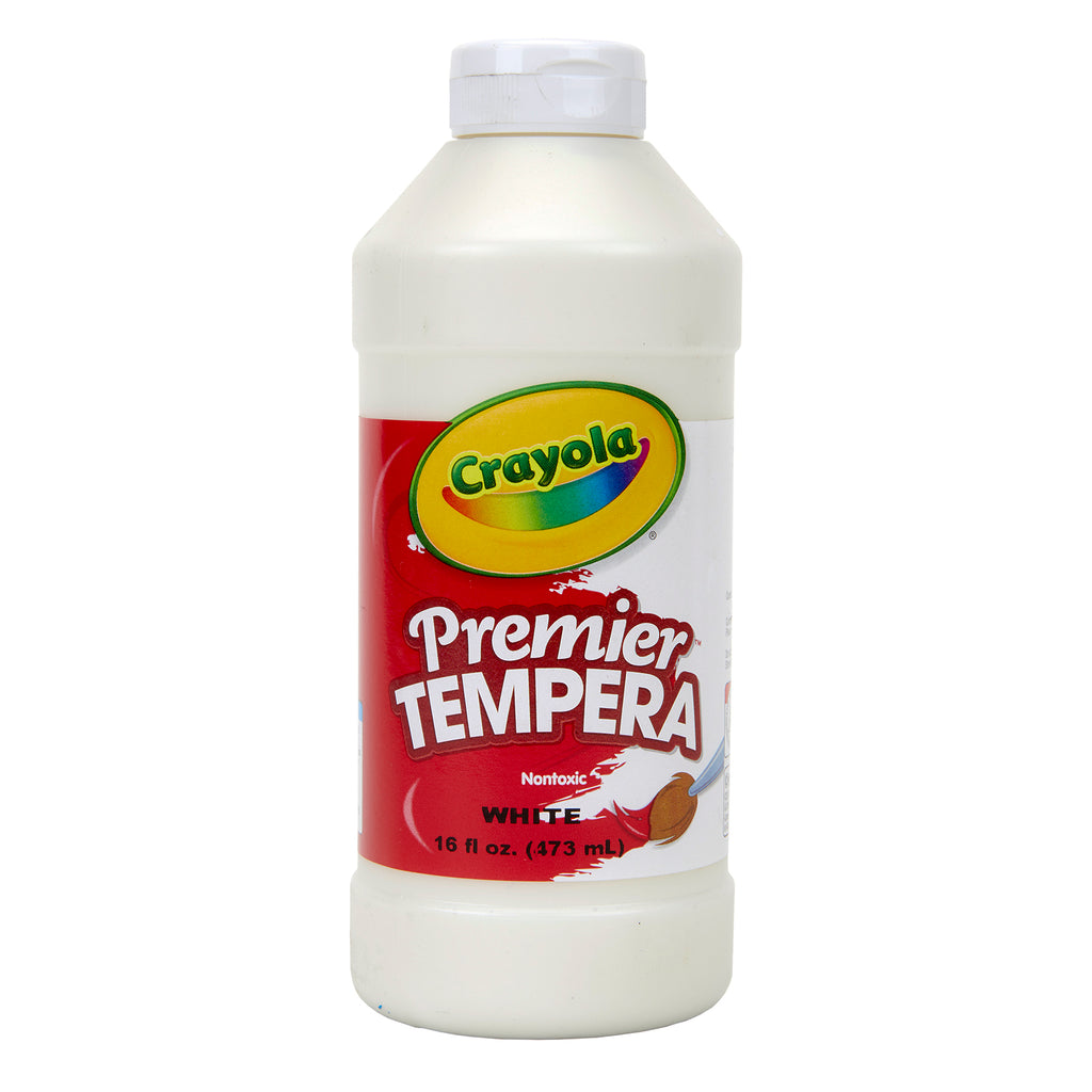 16oz White Crayola Premier Tempera