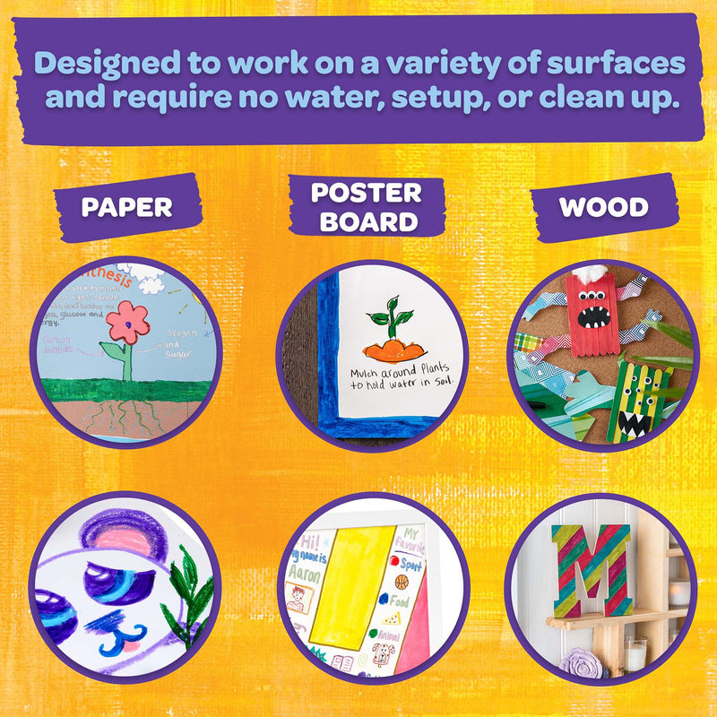 Crayola Washable Paint Sticks 6 Clr