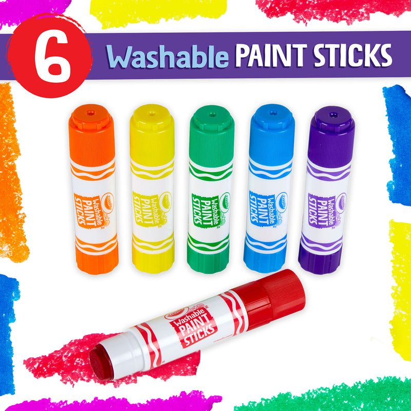 Crayola Washable Paint Sticks 6 Clr