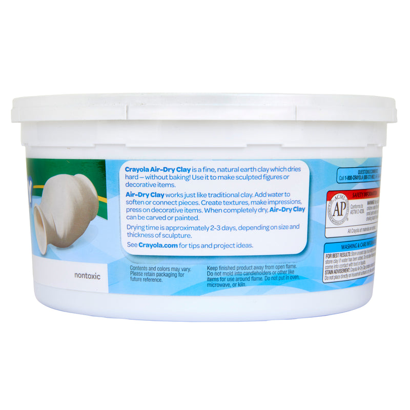 Crayola Air Dry Clay 2.5 Lbs White