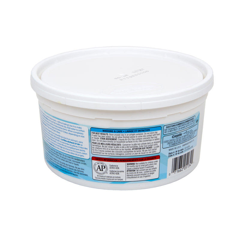 (4 Ea) 2.5lb Air Dry Clay Tub Ylw