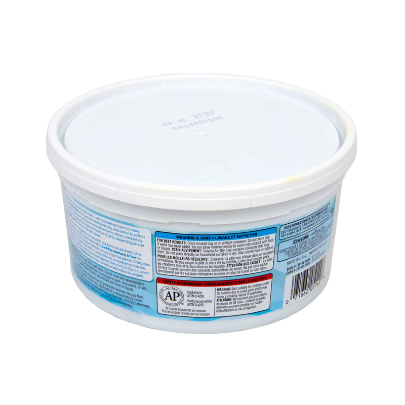 (4 Ea) 2.5lb Air Dry Clay Tub Blue