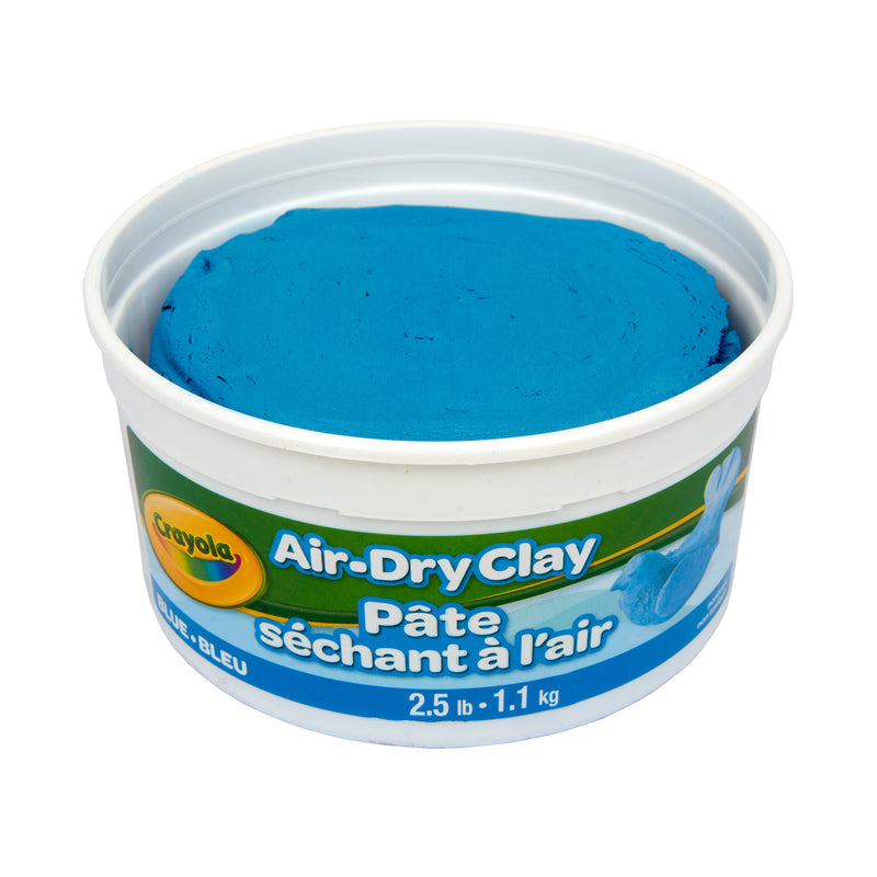 (4 Ea) 2.5lb Air Dry Clay Tub Blue