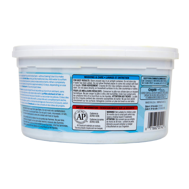 2.5lb Air Dry Clay Tub Blue