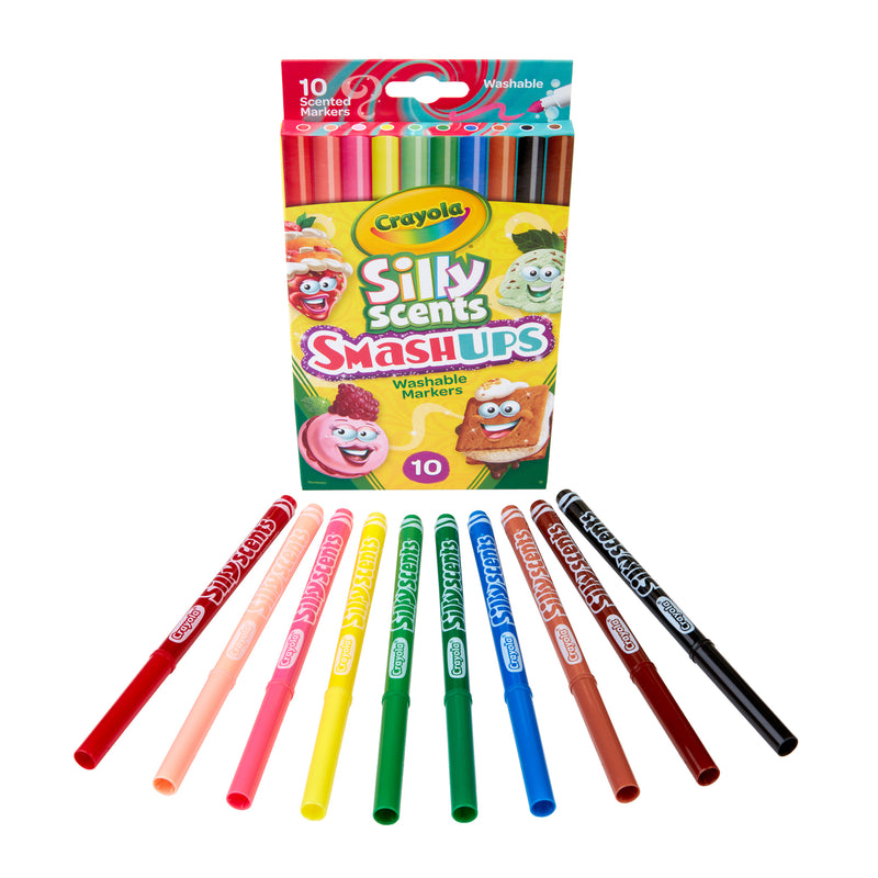 (6 Pk) 10ct Slim Scent Markers Smash Ups