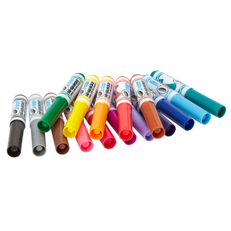 Pip Squeaks Markers 16 Ct Short Washable In Peggable Pouch