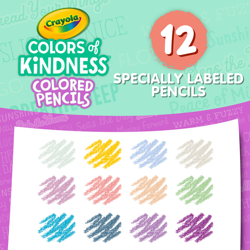 (12 Bx) 12ct Colored Pencil Colors Of Kindness