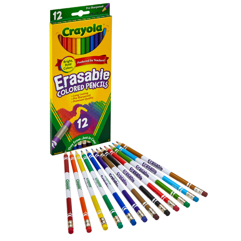 Erasable Colored Pencils 12 Ct