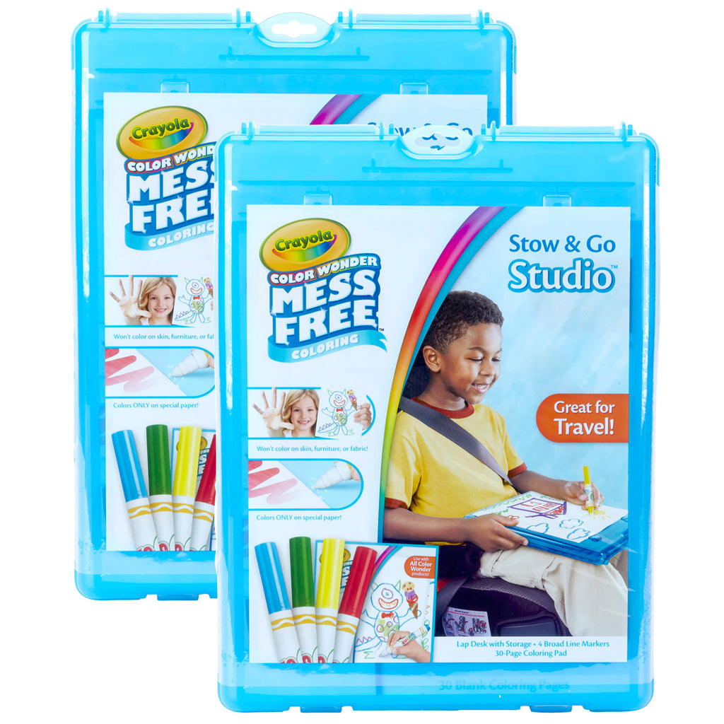 (2 Ea) Color Wonder Stow & Go Studio
