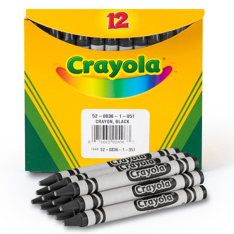 Crayola Bulk Crayons 12ct Black