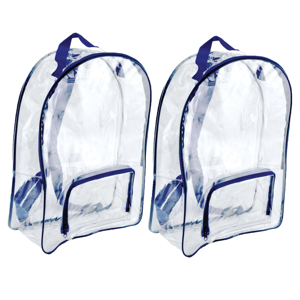 (2 Ea) Clear Backpack