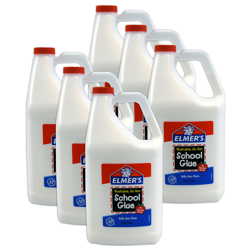 (6 Ea) Elmers School Glue Gallon