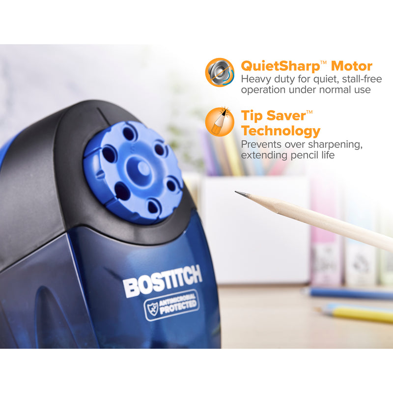 QuietSharp 6 Antimicrobial Classroom Electric Pencil Sharpener