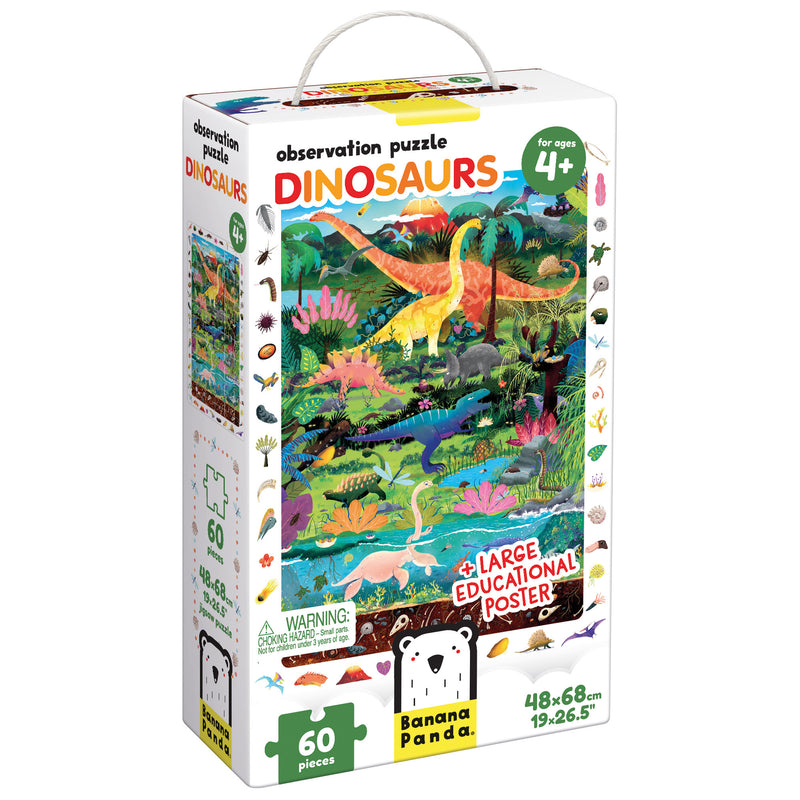 Observation Puzzle Dinosaurs, Age 4+