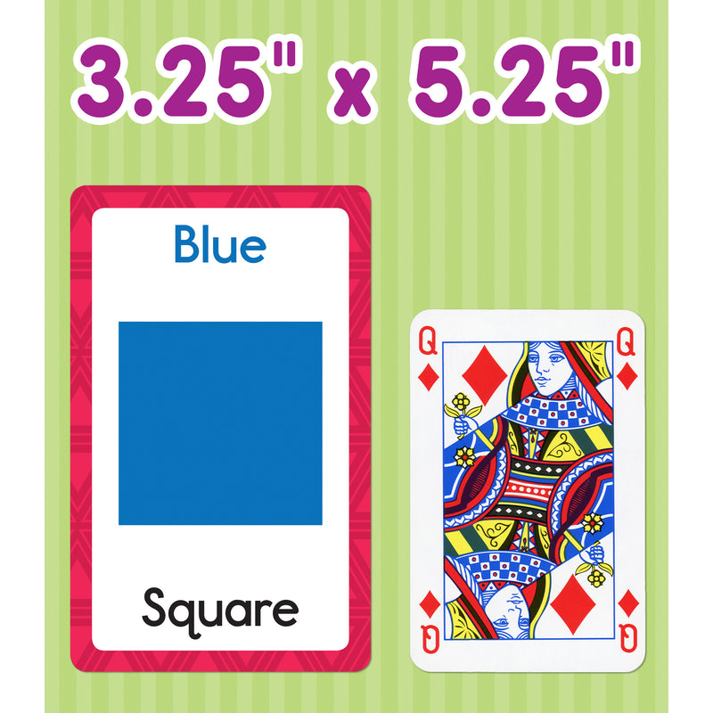 Colors and Shapes Flash Cards, 54 Cards