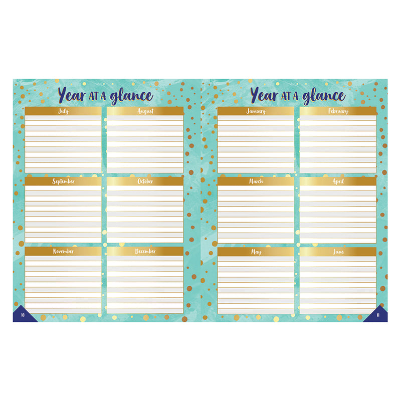 Galaxy Teacher Planner Plan Book
