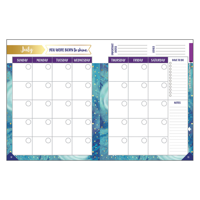 Galaxy Teacher Planner Plan Book