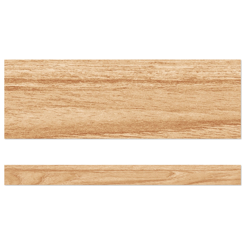 Grow Together Light Wood Grain Straight Borders, 36 Feet Per Pack, 6 Packs