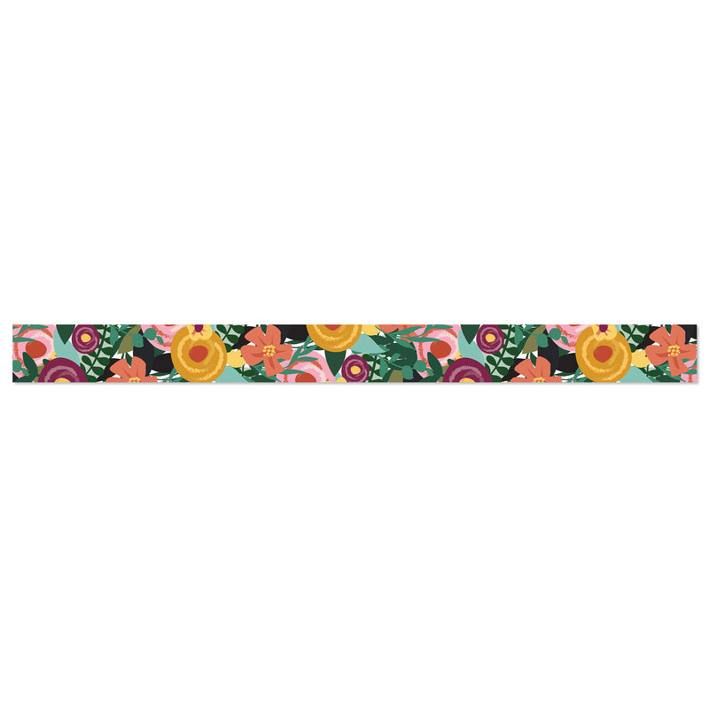 (6 Pk) Floral Garden Straight Bordr