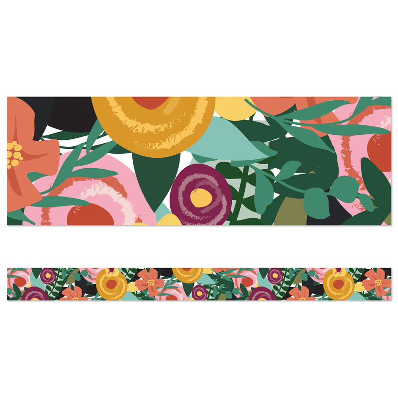 Floral Garden Straight Borders Grow Together