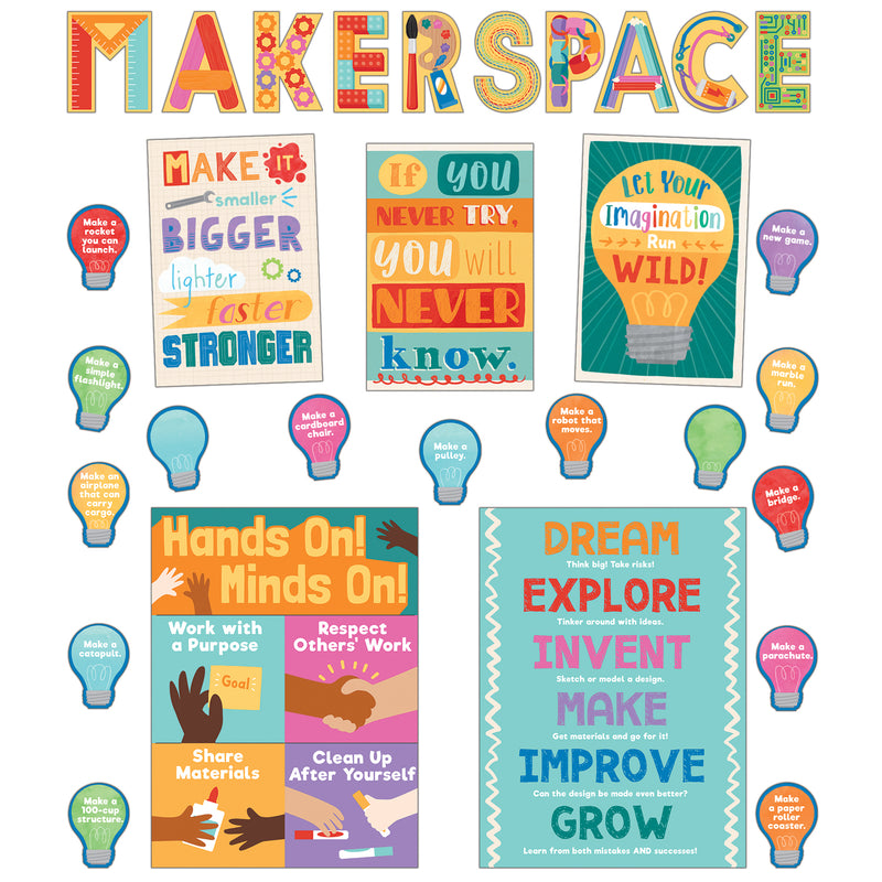 Makerspace Bulletin Board Set