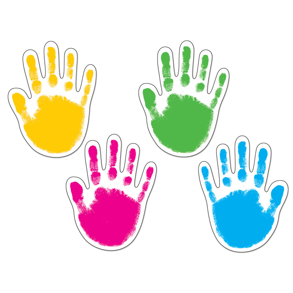 (3 Pk) Handprints Accents