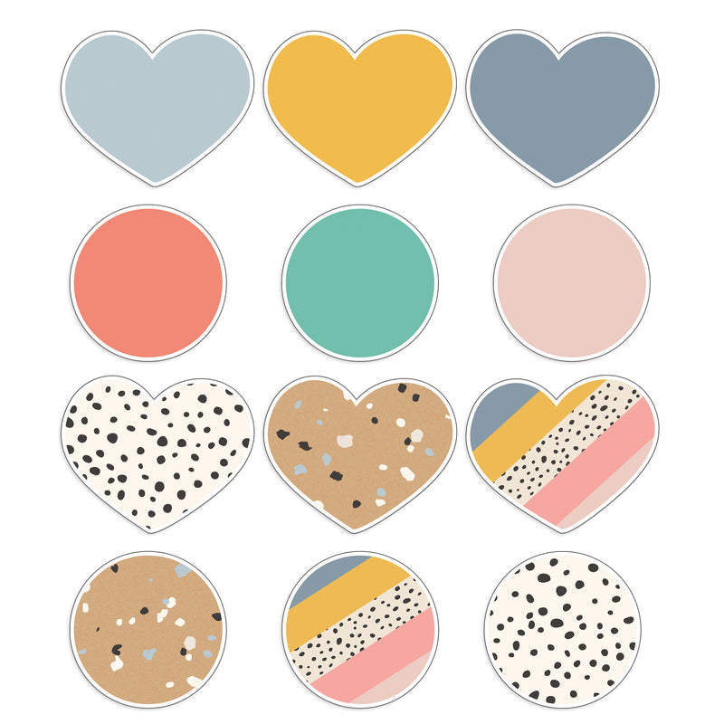 (3 Pk) We Belong Heart & Dot Cutout