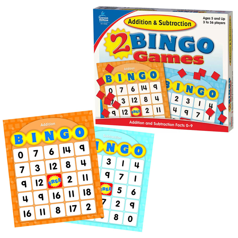 Addition & Subtraction Bingo