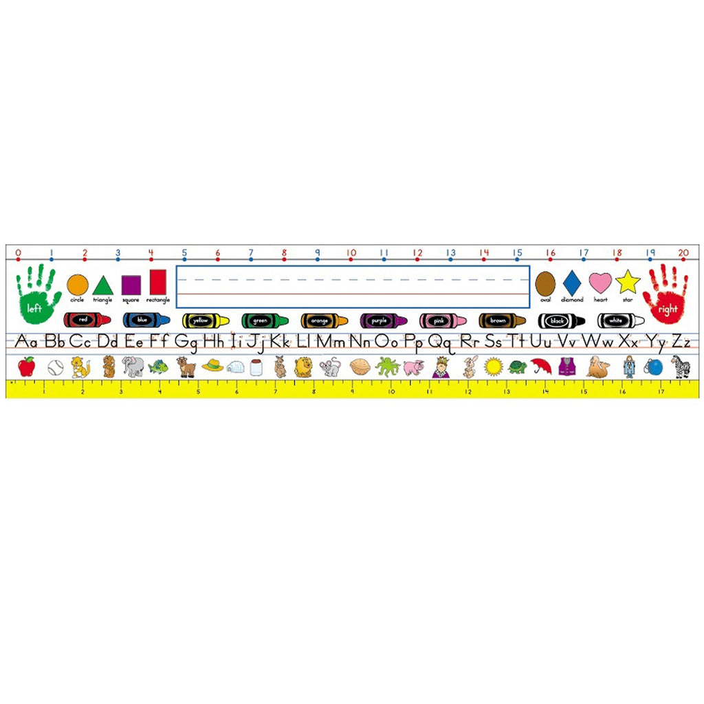 (3 Pk) Nameplates Traditional 36 Per Pk 18x4 Manuscript Primary Gr