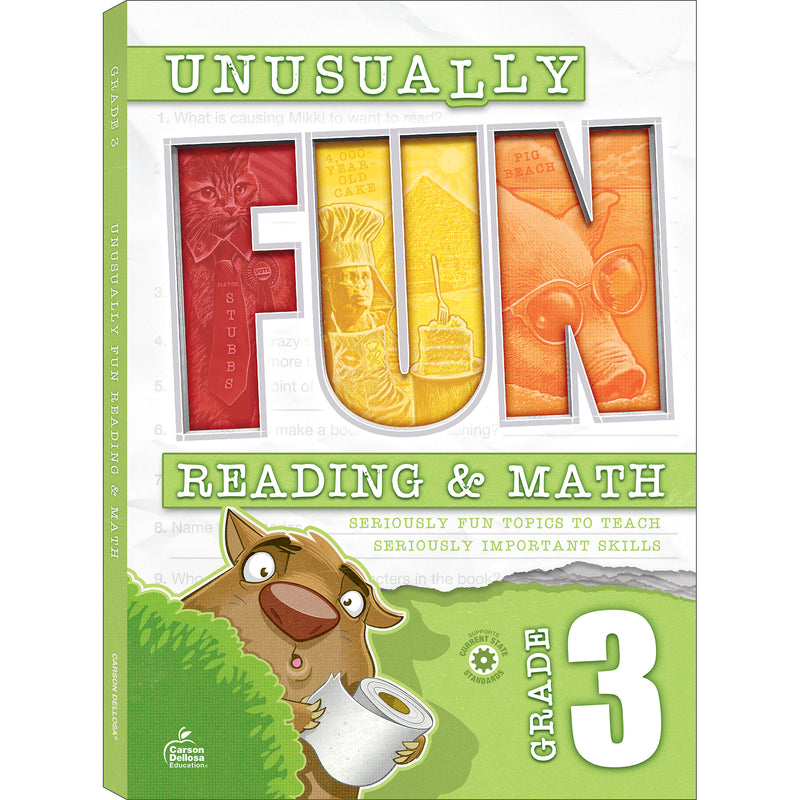 Gr3 Reading & Math Workbook Unusually Fun