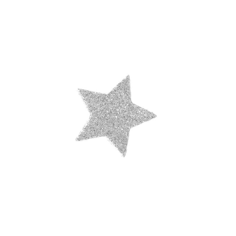 Glitter Foam Stickers - Stars - Silver and Gold